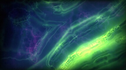 Abstract Science Colorful Pattern Background