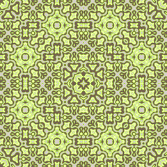 Ethnic floral motifs seamless pattern design
