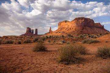 Roadside landscapes and views near Monument Valley, Arizona.