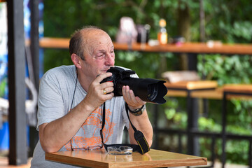 Photographer at work
