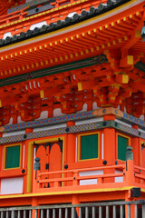 Kyoto; Japan - august 10 2017 : Kiyomizu Dera temple