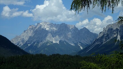 Obraz premium View on the Zugspitze
