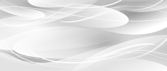 White abstract background banner design vector illustration