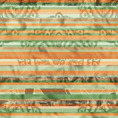 Seamless hip vogue random trendy stripe pattern print. High quality illustration. Detailed patterned strips of color. Luxury fashion or interior design print for surface design. Intricate posh style.