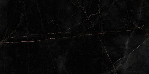 black marble with golden veins ,Black marbel natural pattern for background, abstract black  and...