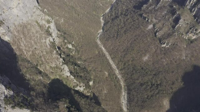Aerial, Vikos Gorge Areal, Greece