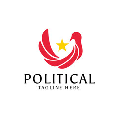 Political capitol logo design
