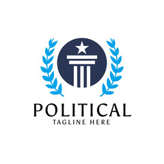 Political capitol logo design
