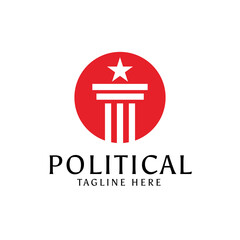 Political capitol logo design