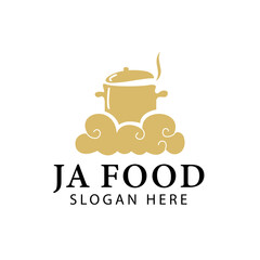 Japanese food restaurant logo design