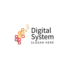 Digital data sytem scurity logo design