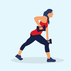 Fototapeta na wymiar Yoga Vector Illustration Template Design for Exercise, Fitness, Training, Gym, Wellness, Workout, Meditation