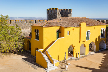 the medieval castle of Beja city, Alentejo, Portugal