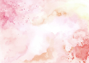 Fototapeta premium Watercolor abstract texture background with splatters