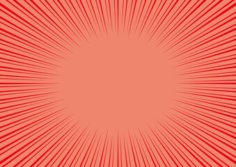 集中線　背景　赤