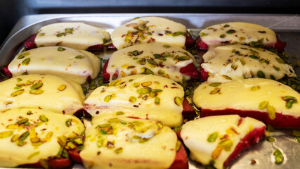 baked eggplant with cheese and herbs