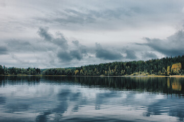 lake in the mountains