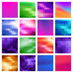 Set abstract background for presentations, creativity