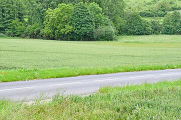 Sailly; France - may 30 2019 : road