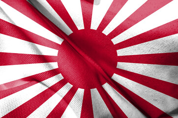 Imperial Japanese Navy Flag - obrazy, fototapety, plakaty