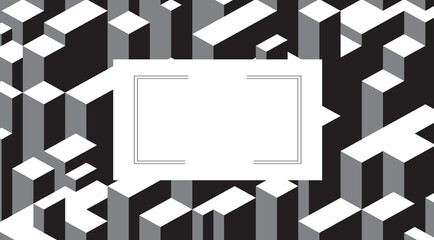 A business card template with an abstract background