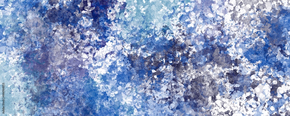 Poster abstract multicolor sponge pattern for background.