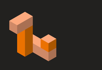 Obraz premium A business card template with an abstract background