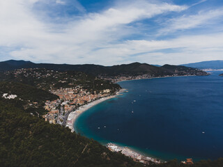Obraz premium Cityscape of Noli, Liguria - Italy