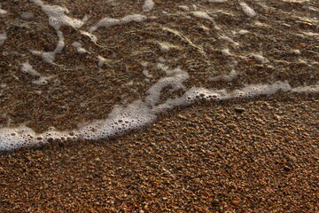 wave on the sand 