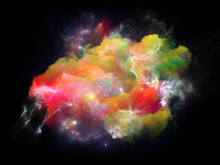 Obraz na płótnie Canvas Inner Life of Color Space