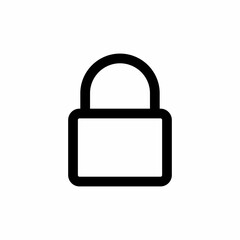 lock icon and Vector illustration isolated on a white background. Premium quality for mobile apps, user interface, presentation, and website. pixel perfect icon