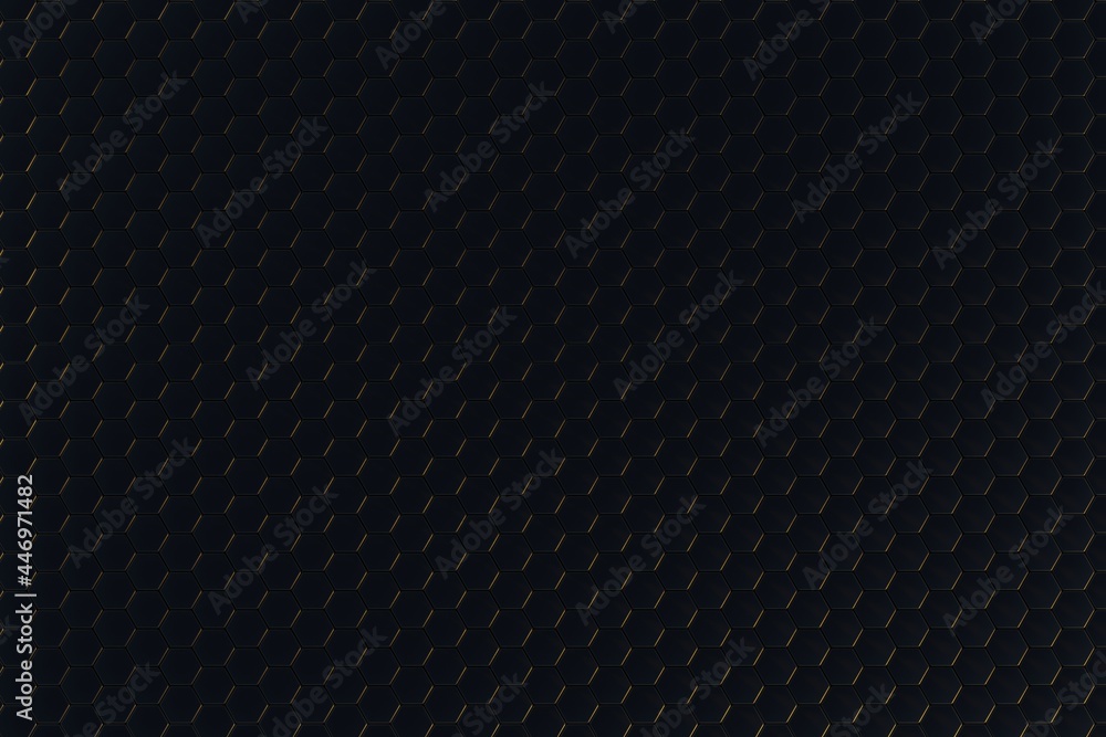 Poster abstract hexagonal background