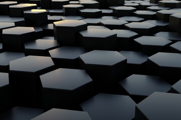 abstract geometric hexagonal background