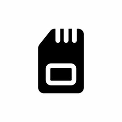 Obraz premium sim card icon and Vector illustration isolated on a white background. Premium quality for mobile apps, user interface, presentation, and website. pixel perfect icon