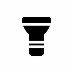 flashlight icon and Vector illustration isolated on a white background. Premium quality for mobile apps, user interface, presentation, and website. pixel perfect icon