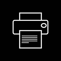 printer to print icon, printer icon vector symbol illustration