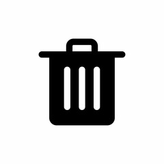 recycle bin icon and Vector illustration isolated on a white background. Premium quality for mobile apps, user interface, presentation, and website. pixel perfect icon