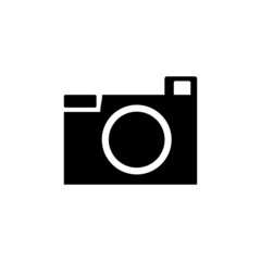 digital camera icon, camera icon vector symbol illustration
