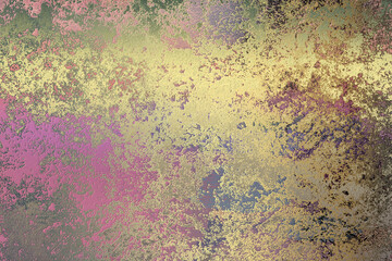 Golden Abstract  decorative paper texture  background  for  artwork  - Illustration