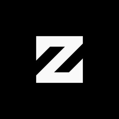 Initial letter Z square, logo design inspiration