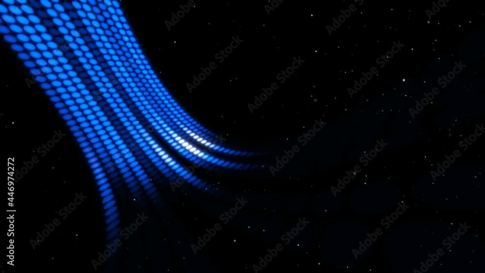 Poster visionary data flow and transfer on cyber space . 3d rendering computer graphic .