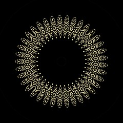 Mandala colorful vintage art, ancient Indian Vedic background design, old painting texture with multiple mathematical shapes. illustration