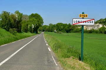 Longuesse, France - may 4 2018 : picturesque village