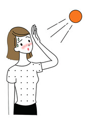 熱中症、体調不良、病気