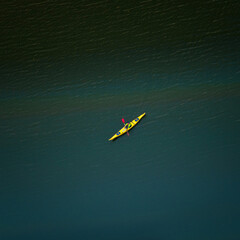 A man rowing Kayak © Rezaul