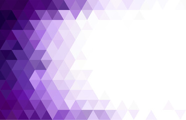 Abstract purple and white background of triangles, vector design. Creative Design Templates