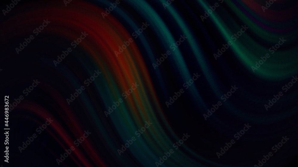 Poster abstract gradient flowing waves of dark colors, seamless loop. motion. curved colorful texture with 