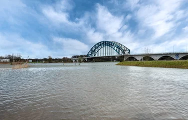 Fototapeten River IJssel bij Zwolle, Overijssel province, The Netherlands © Holland-PhotostockNL