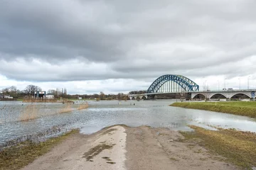 Foto auf Alu-Dibond River IJssel bij Zwolle, Overijssel province, The Netherlands © Holland-PhotostockNL