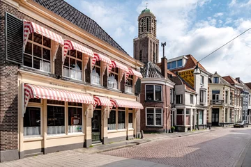 Foto auf Acrylglas Kamperstraat in Zwolle © Holland-PhotostockNL